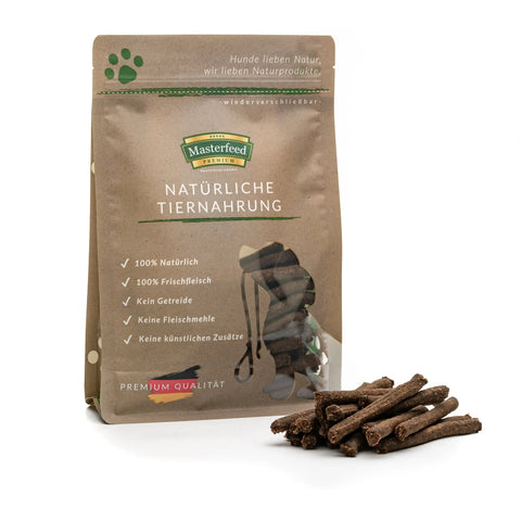 Sticks Rind mit Pansen: Belohnung für Hunde mit Biss
