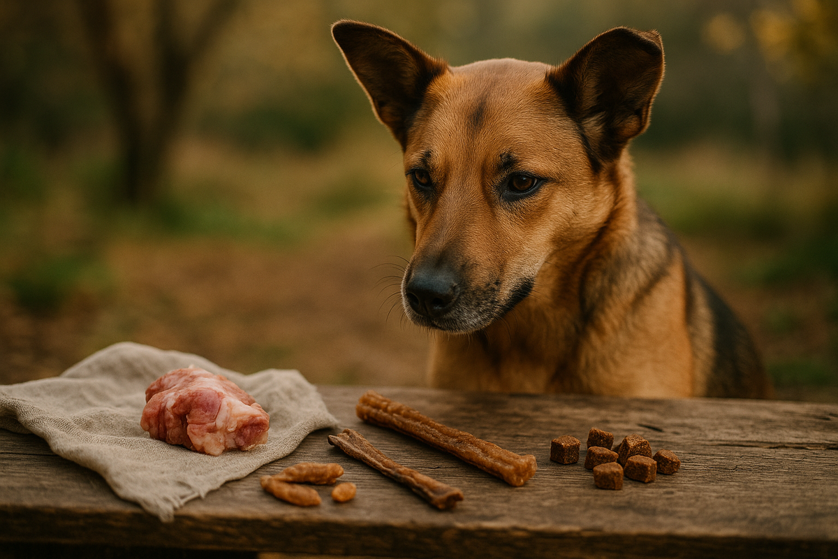 Natürliche Snacks statt Industrieleckerlis für Hunde