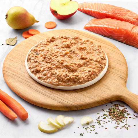 Menü Lachs mit Gemüse (BARF, gewolft) Masterfeed