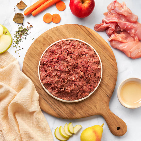 Menü Kaninchen mit Gemüse (BARF, gewolft) Masterfeed
